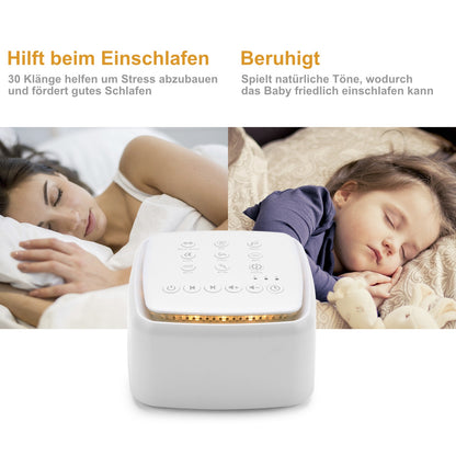 Serivana White Noise Machine kann bei Einschlafproblemen helfen und beruhigt die kleinen Mitbewohner