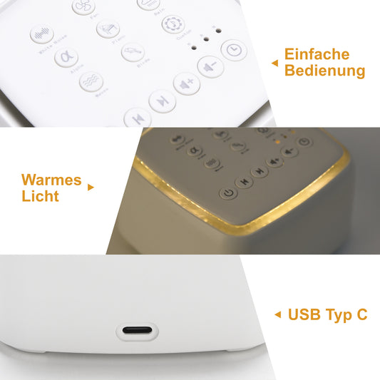 Serivana White Noise Machine Einfache Bedienung