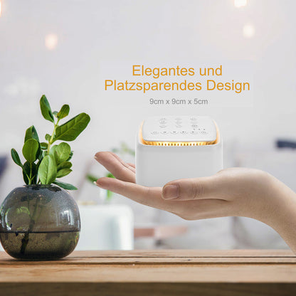 Serivana White Noise Machine elegantes und platzsparendes Design